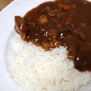 鶏胸肉とナスのカレー